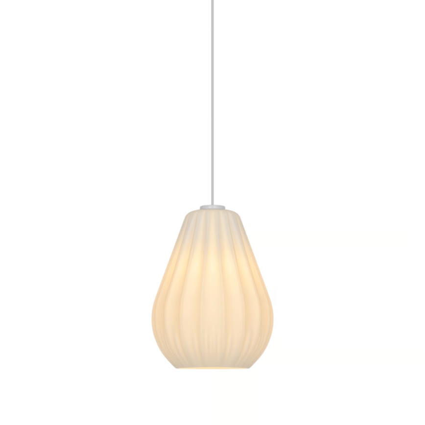 Nordlux - Rippvalgusti kaabliga SALLINO 1xE27/15W/230V läbimõõt 24 cm valge
