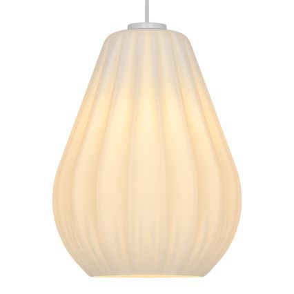 Nordlux - Rippvalgusti kaabliga SALLINO 1xE27/15W/230V läbimõõt 24 cm valge