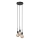 Nordlux - Rippvalgusti kaablil PACO 3xE27/25W/230V must