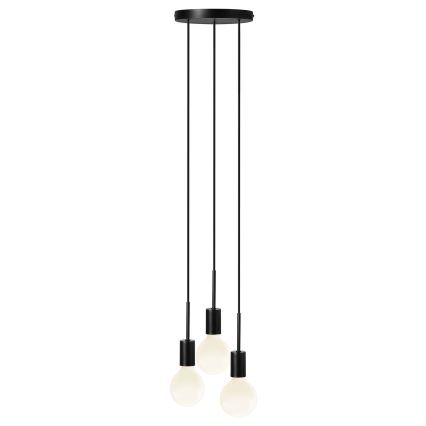 Nordlux - Rippvalgusti kaablil PACO 3xE27/25W/230V must
