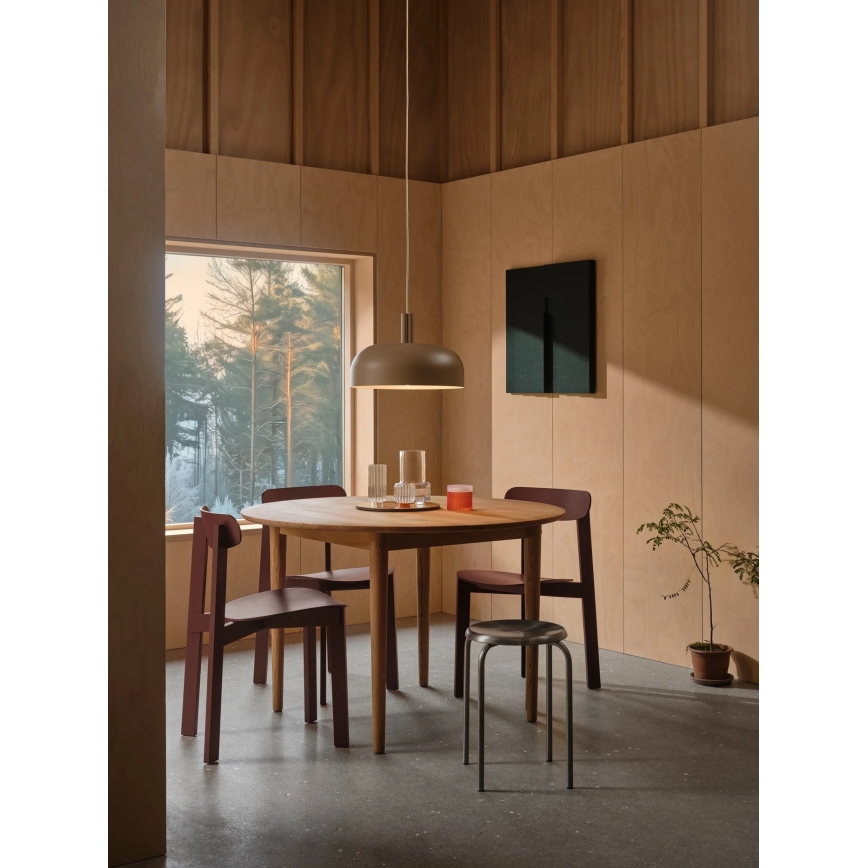 Nordlux - Rippvalgusti kaablil SANDRO 1xE27/15W/230V läbimõõt 40 cm pruun