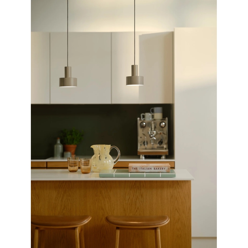 Nordlux - Rippvalgusti MATIS 1xE27/40W/230V pruun