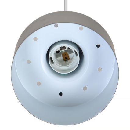 Nordlux - Rippvalgusti MATIS 1xE27/40W/230V pruun
