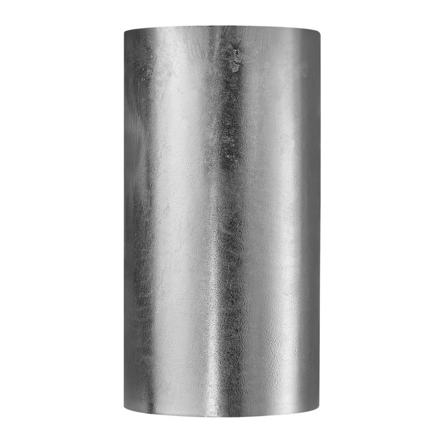 Nordlux - Seinale paigaldatav välisvalgusti CANTO 2xGU10/28W/230V IP44 hõbedane