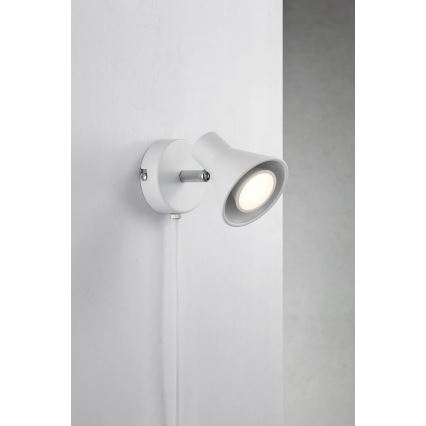 Nordlux - Seinavalgusti EIK 1xGU10/35W/230V valge