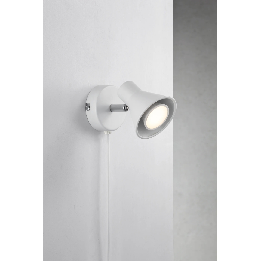 Nordlux - Seinavalgusti EIK 1xGU10/35W/230V valge
