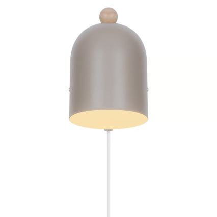 Nordlux - seinavalgusti GASTON 1xE27/15W/230V beež