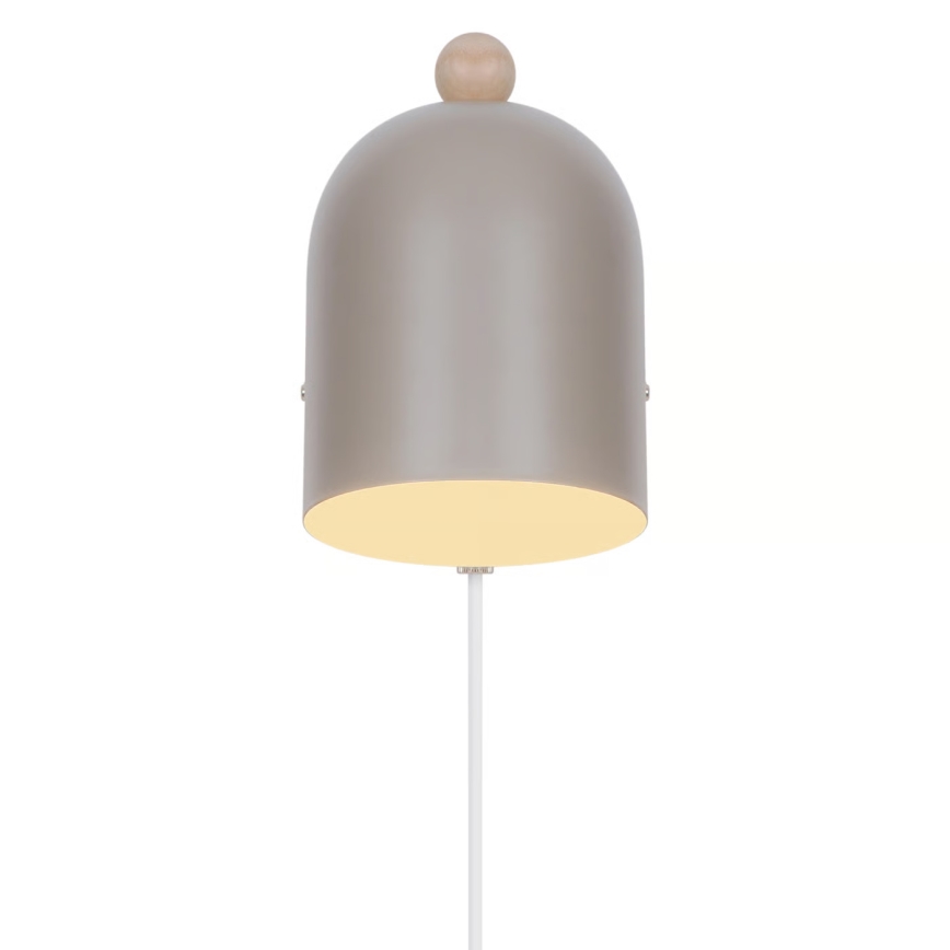 Nordlux - seinavalgusti GASTON 1xE27/15W/230V beež