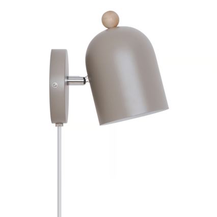 Nordlux - seinavalgusti GASTON 1xE27/15W/230V beež