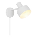 Nordlux - Seinavalgusti MATIS 1xE27/15W/230V valge