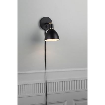 Nordlux - Seinavalgusti RAY 1xE14/25W/230V must