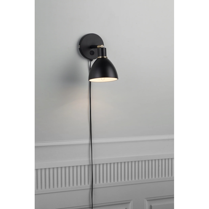 Nordlux - Seinavalgusti RAY 1xE14/25W/230V must
