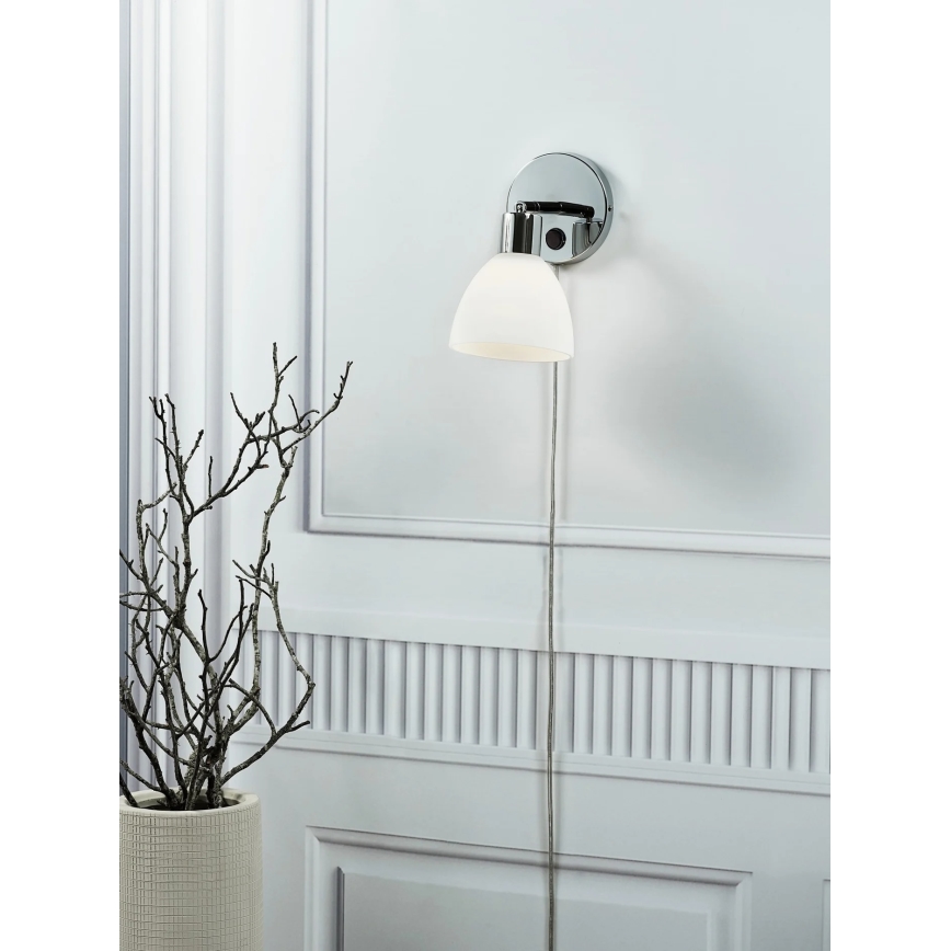 Nordlux - Seinavalgusti RAY 1xE14/25W/230V valge