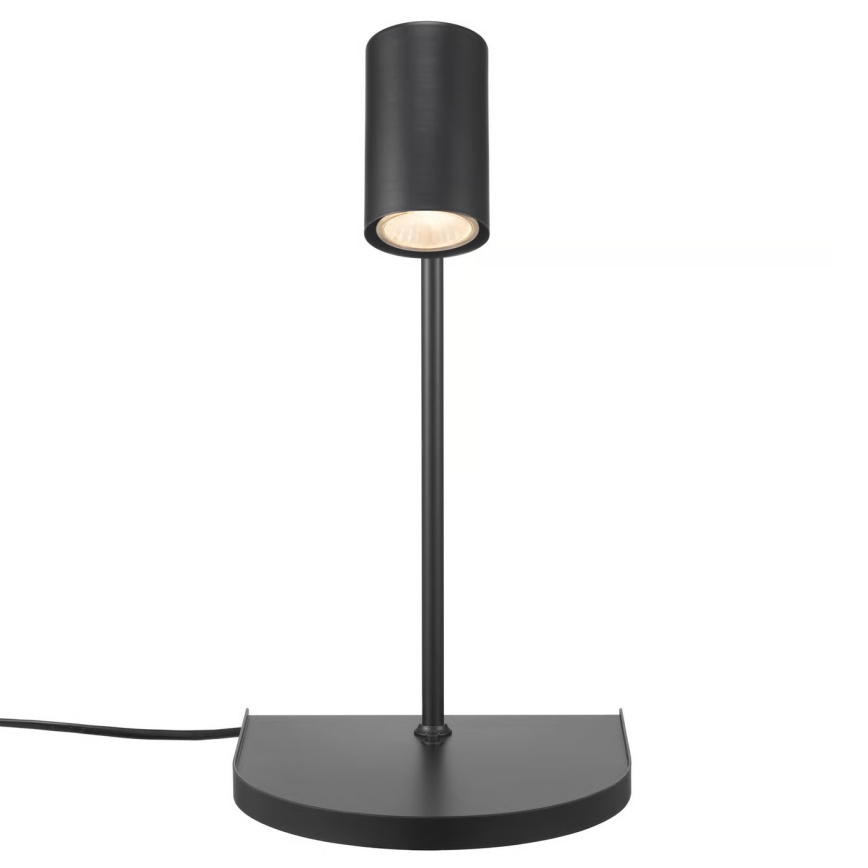 Nordlux - Seinavalgusti riiuliga CODY 1xGU10/15W/230V must