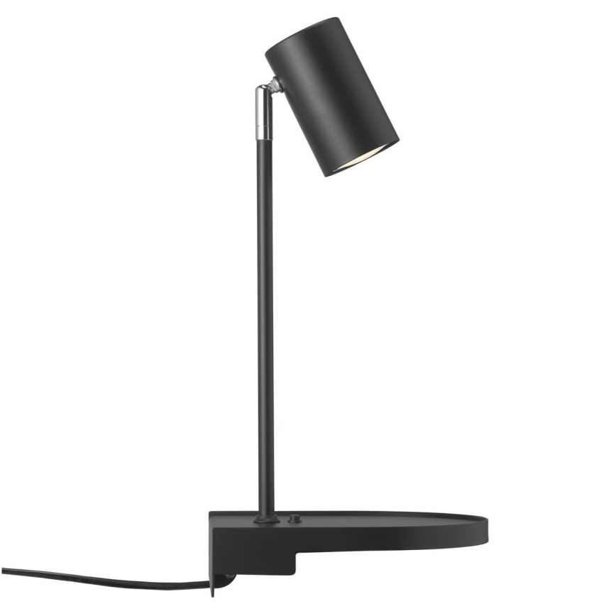 Nordlux - Seinavalgusti riiuliga CODY 1xGU10/15W/230V valge