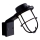 Nordlux - Seinavalgusti vannituppa MARINA 1xG9/40W/230V IP44 must