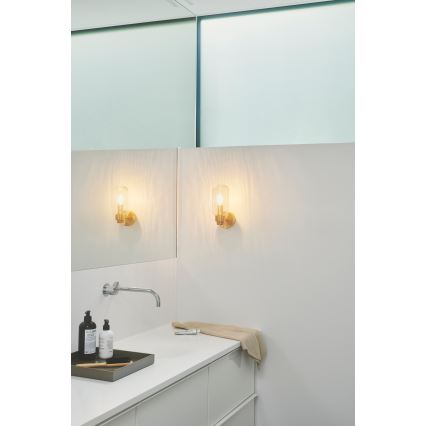 Nordlux - Seinavalgusti vannituppa TUTAN 1xE14/25W/230V IP44 messing