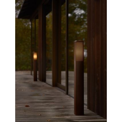 Nordlux - SIDARA välisvalgusti 1xE27/15W/230V IP44 95 cm pruun