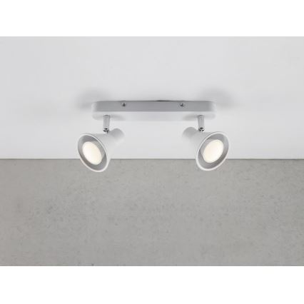 Nordlux - Spottvalgusti EIK 2xGU10/35W/230V valge
