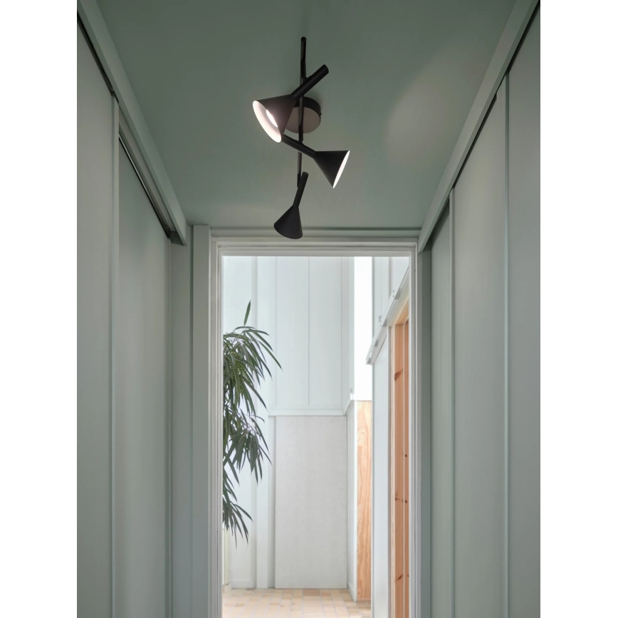 Nordlux - Suunatav laelamp KELVIS 3xGU10/12W/230V must