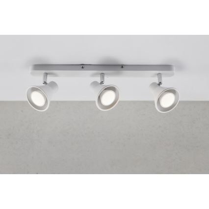 Nordlux - suunavalgusti EIK 3xGU10/35W/230V valge