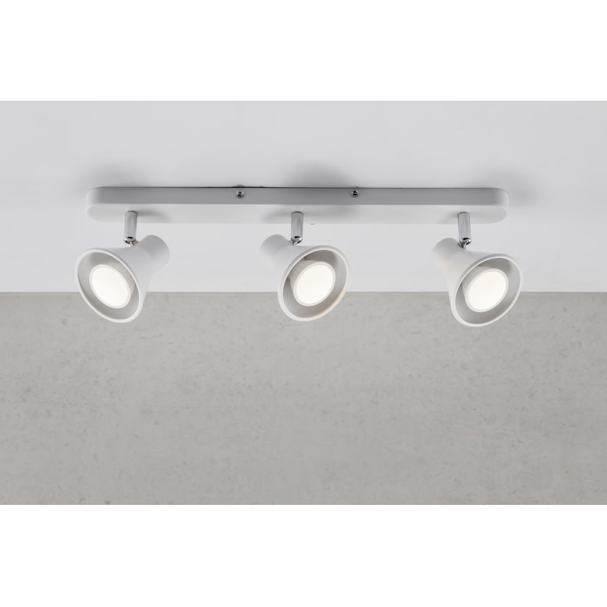 Nordlux - suunavalgusti EIK 3xGU10/35W/230V valge