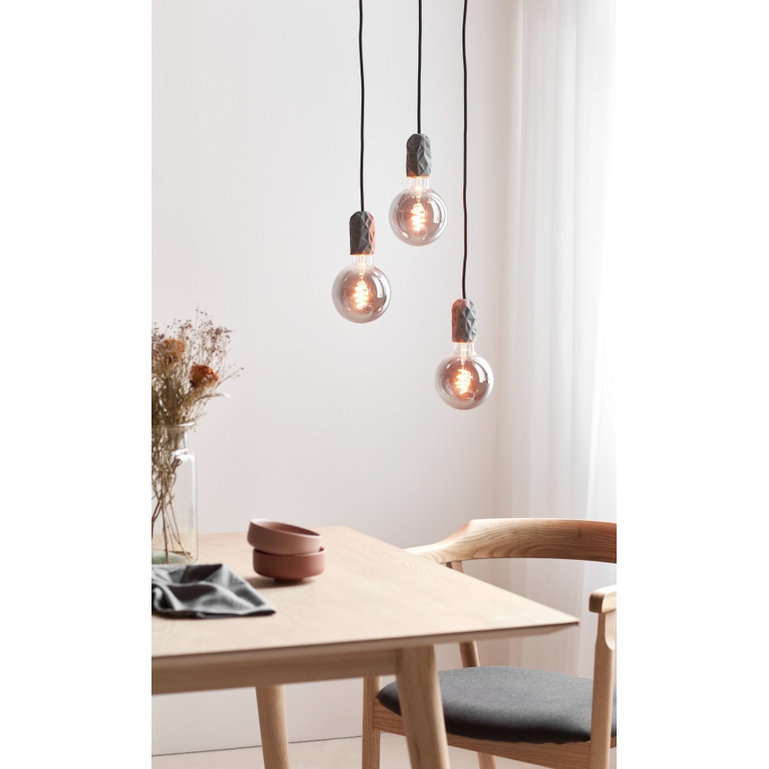 Nordlux - Toitekaabel HANG 1xE27/40W/230V hall/must