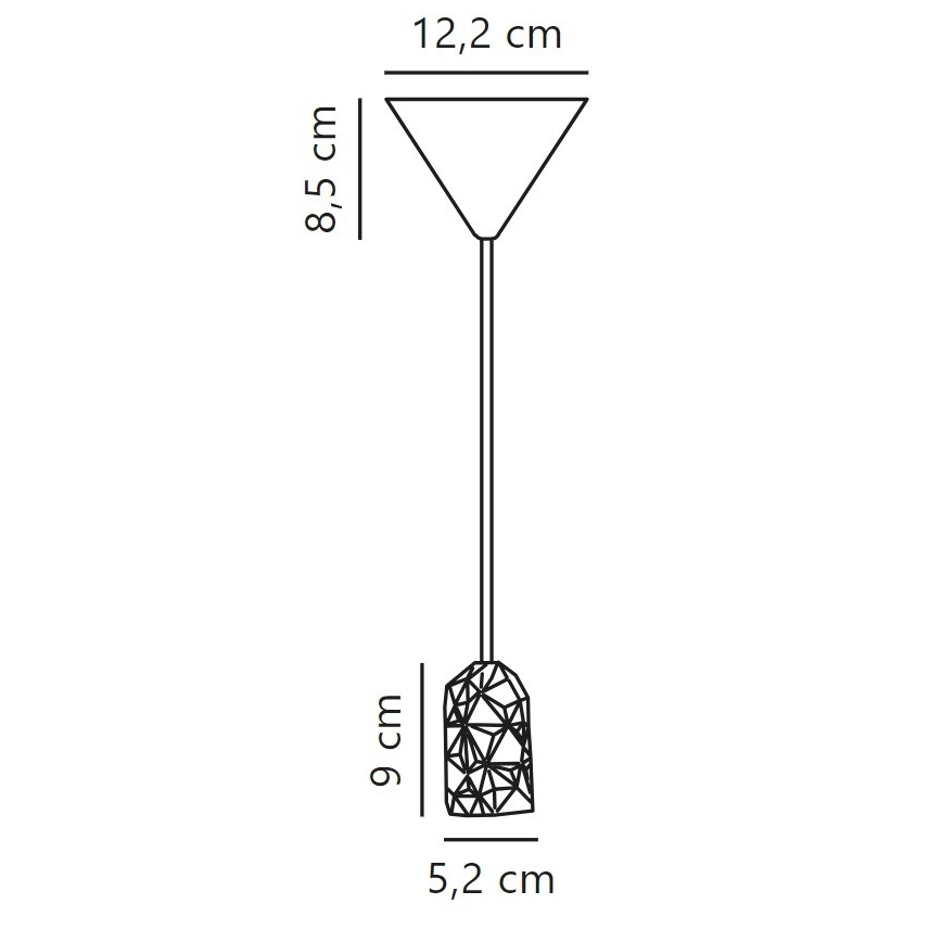 Nordlux - Toitekaabel HANG 1xE27/40W/230V vask/must