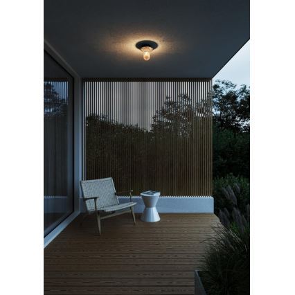 Nordlux - Väli laevalgusti JANUKA 1xE27/60W/230V IP54 must