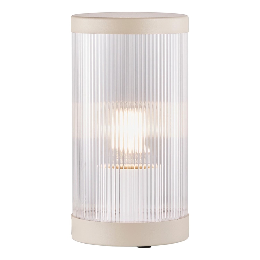 Nordlux - Väli laualamp COUPAR 1xE27/25W/230V IP54 beež