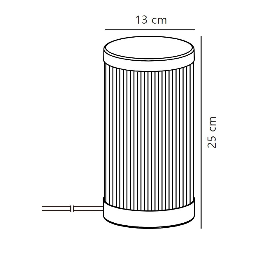 Nordlux - Väli laualamp COUPAR 1xE27/25W/230V IP54 beež