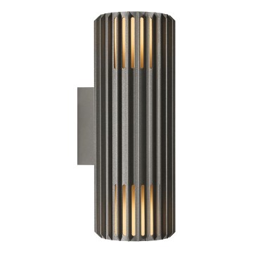 Nordlux - Väli seinavalgusti ALUDRA 2xE27/15W/230V IP54 antratsiit