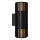 Nordlux - Väli seinavalgusti ALUDRA 2xE27/15W/230V IP54 must