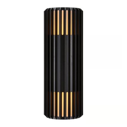 Nordlux - Väli seinavalgusti ALUDRA 2xE27/15W/230V IP54 must