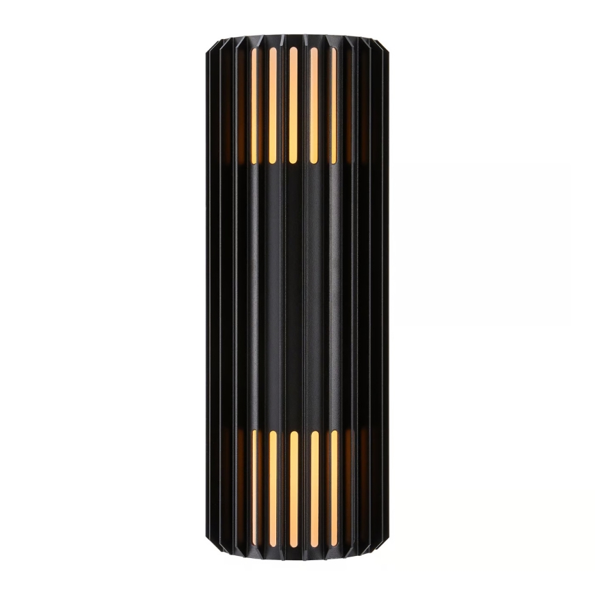 Nordlux - Väli seinavalgusti ALUDRA 2xE27/15W/230V IP54 must
