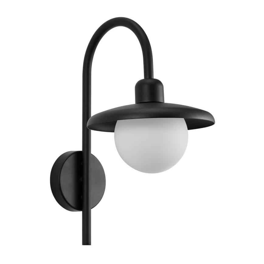 Nordlux - Väli seinavalgusti BERLO 1xE27/10W/230V IP44 must