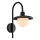 Nordlux - Väli seinavalgusti BERLO 1xE27/10W/230V IP44 must