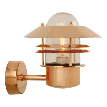 Nordlux - Väli seinavalgusti BLOKHUS 1xE27/60W/230V IP54 vask