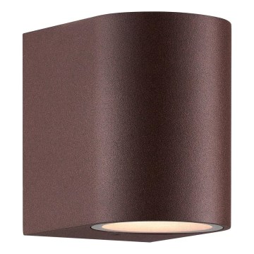 Nordlux - Väli seinavalgusti DION 1xGU10/25W/230V IP44 rezavá