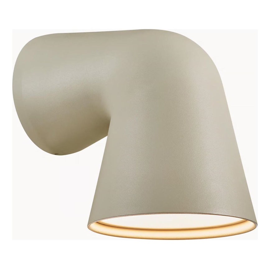 Nordlux - Väli seinavalgusti FRONT 1xGU10/28W/230V IP44 kreemikas