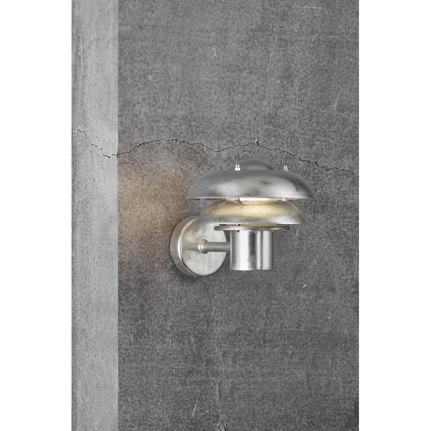 Nordlux - Väli seinavalgusti KURNOS 1xE14/12W/230V IP54 matt kroom