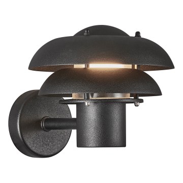 Nordlux - Väli seinavalgusti KURNOS 1xE14/12W/230V IP54 must