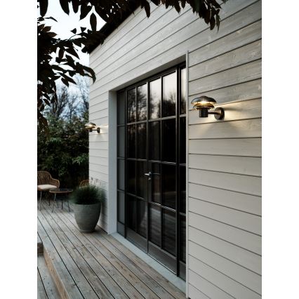 Nordlux - Väli seinavalgusti KURNOS 1xE14/12W/230V IP54 must