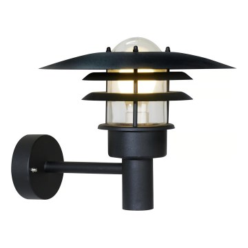Nordlux - Väli seinavalgusti LONSTRUP 1xE27/60W/230V IP44 must