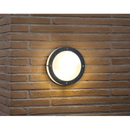 Nordlux - Väli seinavalgusti MALTA 1xE27/60W/230V hõbedane