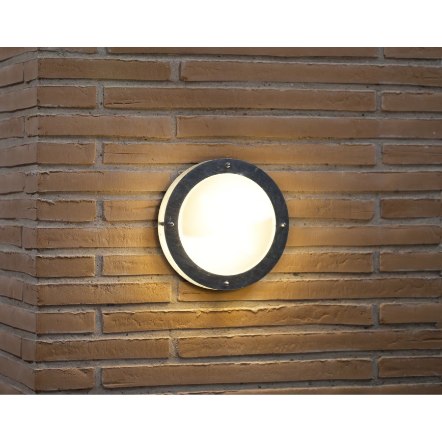 Nordlux - Väli seinavalgusti MALTA 1xE27/60W/230V hõbedane