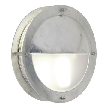 Nordlux - Väli seinavalgusti MALTA 1xE27/60W/230V IP54 hõbedane
