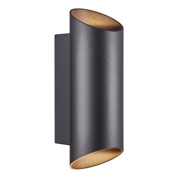 Nordlux - Väli seinavalgusti NICO 2xGU10/35W/230V IP54 must