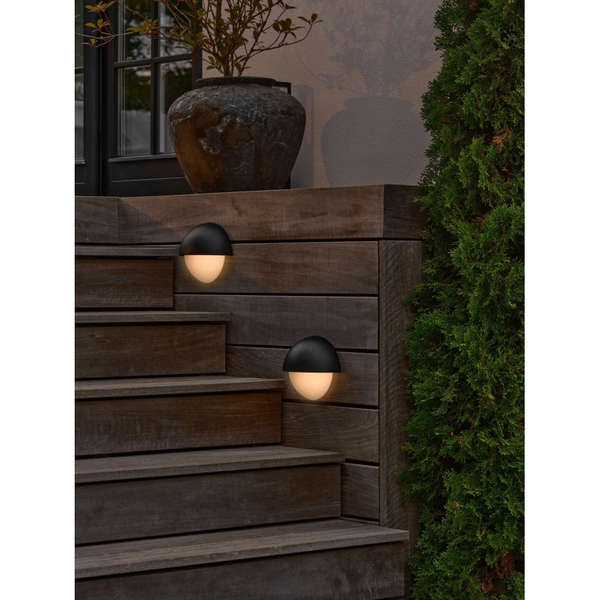Nordlux - Väli seinavalgusti SCORPIUS 1xE14/15W/230V IP44 must