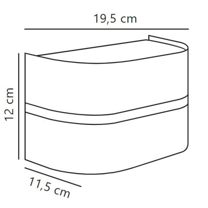 Nordlux - Väli seinavalgusti SIBELIS 1xE27/10W/230V IP44 antratsiit